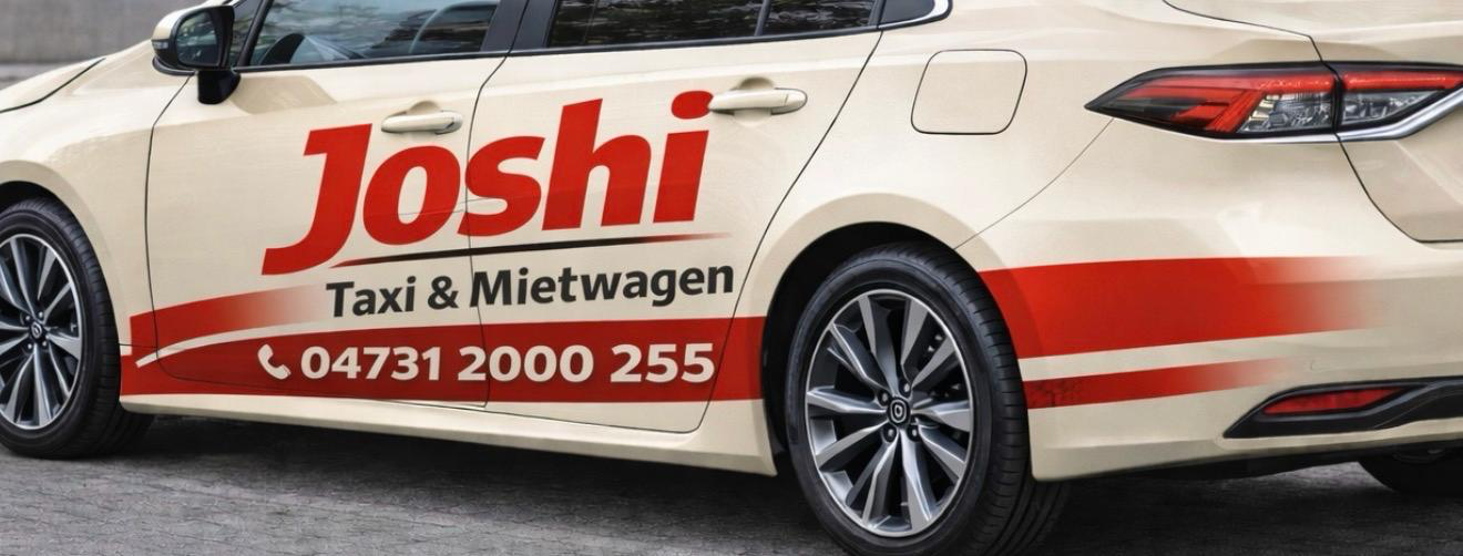 Joshi Taxi – professionelles Fahrzeug